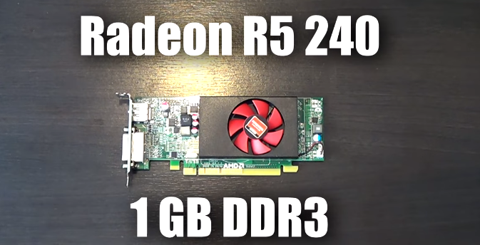 r5 240 1gb DDR3