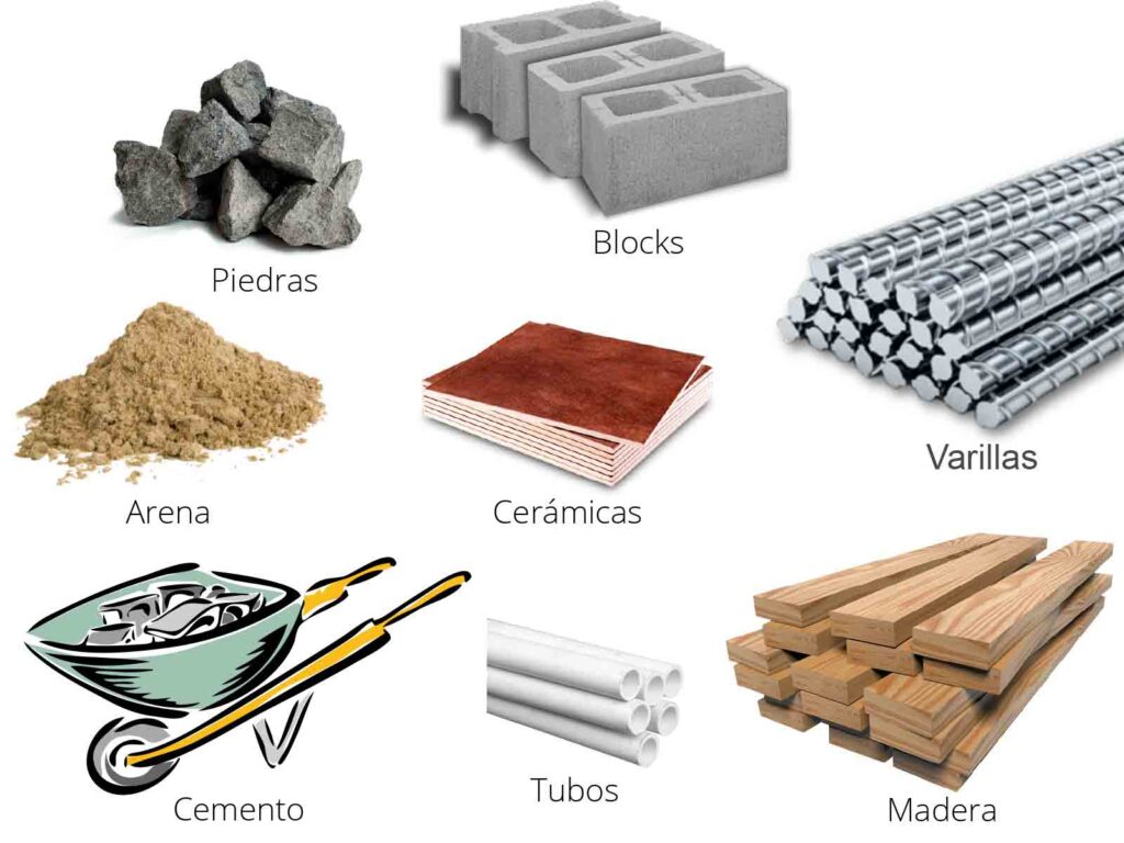 materiales para la construcción de una casa