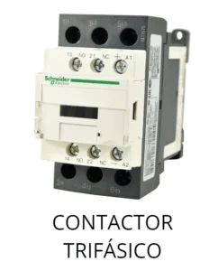 Contactores eléctricos trifásicos
