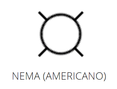 Luces piloto simbología americana simbolo nema